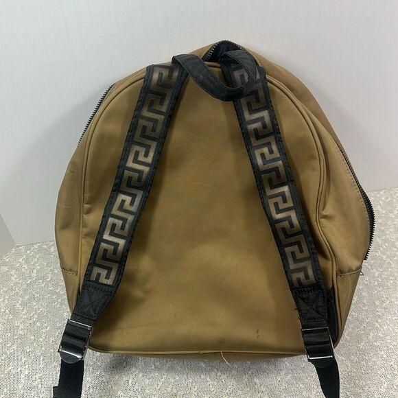 VERSACE Backpack Back Pack Gold Black - Picture 6 of 12